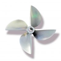 Clearance CNC Aluminum Prop 67mm, 4 BLD Reversed - 1/4 bore