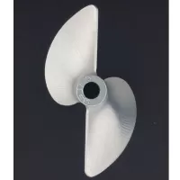 CNC High Pitched Aluminum Prop :  3/16 bore